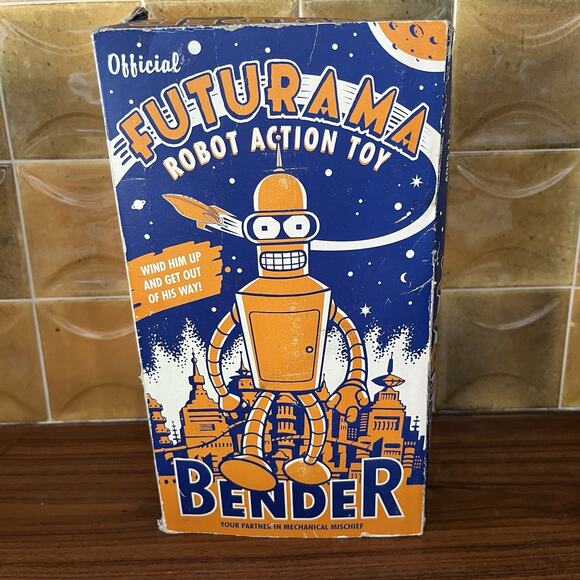 Futurama Bender Wind Up Robot Action Toy - Picture 1 of 5